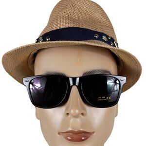 SHARKEYES BLACK RECTANGULAR  SUNGLASSES  NSPORT2